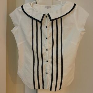 Oversized Collar Shirt by Lux